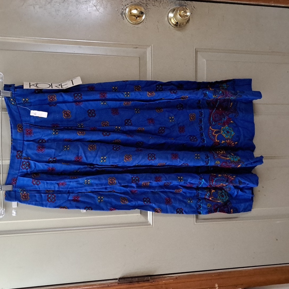 Koret Career Vintage Blue Skirt NWT